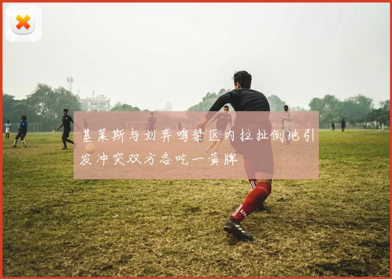 基莱斯与刘弈鸣禁区内拉扯倒地引发冲突双方各吃一黄牌
